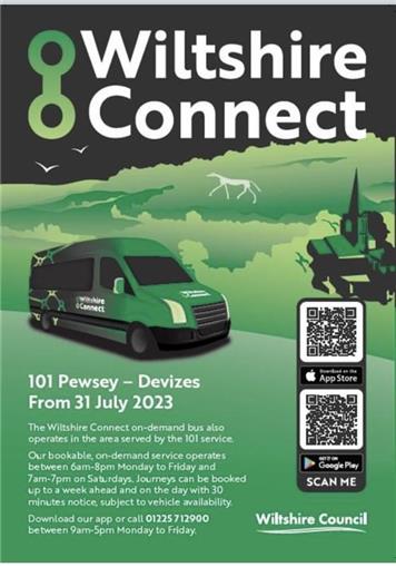  - NEW!  WILTSHIRE CONNECT BUS SERVICE